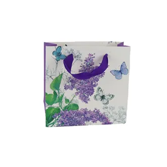 Paper gift bag lilac A0379/1