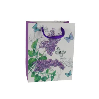 Paper gift bag lilac A0379/2