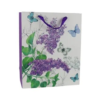Paper gift bag lilac A0379/3