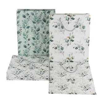 Gift bag set, 12 pieces. Mix of 4 designs A0418-Z