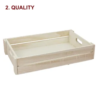 Wooden tray large white D0158/V-01B 2nd quality