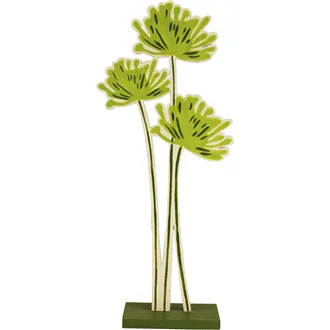 Wooden large flower D0283/V