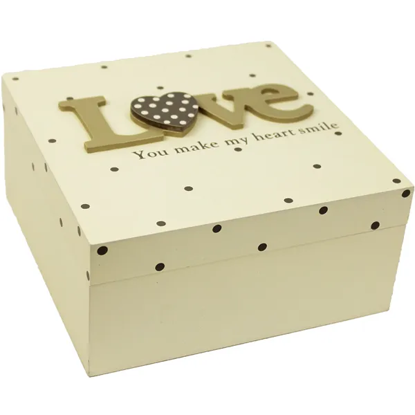 Wooden box Love D0419
