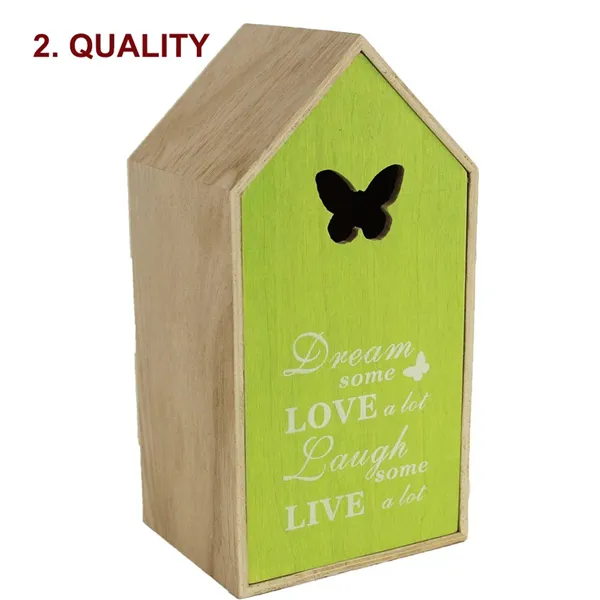 Green wooden house D0693B 2nd quality