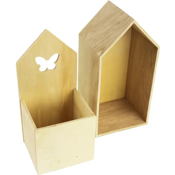 Green wooden house D0693B 2nd quality