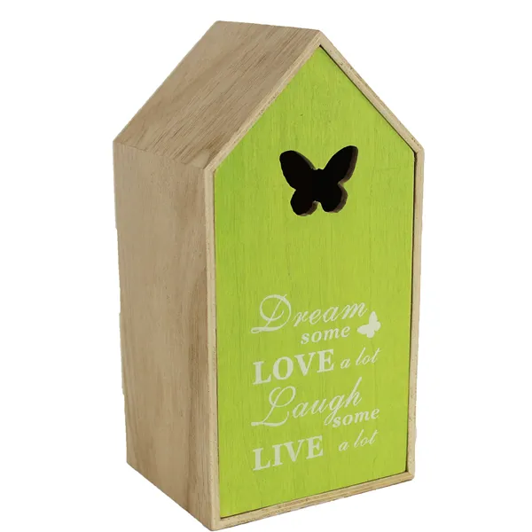 Green wooden house D0693