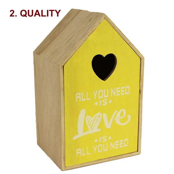 Wooden house yellow D0694/B 2nd quality