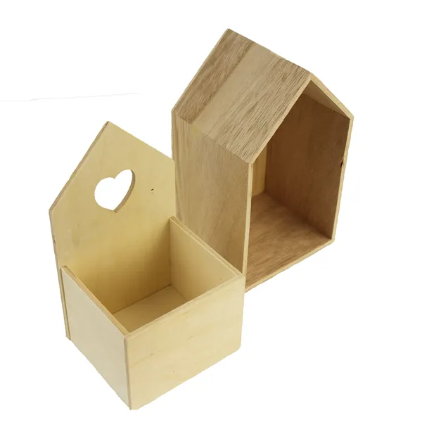 Wooden house yellow D0694/B 2nd quality