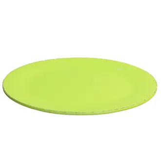 Wooden tray oval green D0766