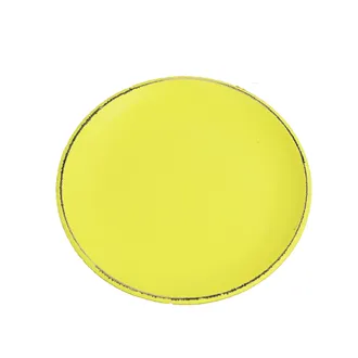 Round wooden tray l.yellow D0767-02