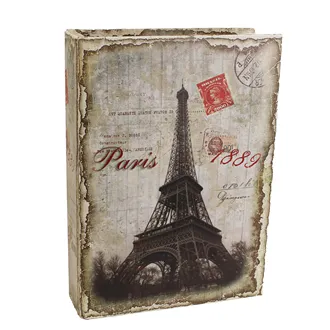 Wooden book Paris, large D0993/V