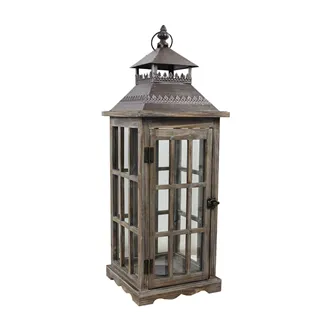 Wooden lantern D1146/S