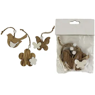 Wooden decorations 3 pcs D1549/P