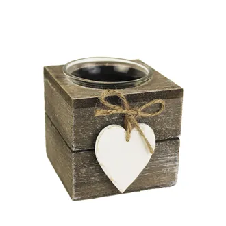 Candlestick with a heart D1588