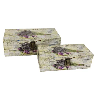 Jewelry box Lavender, 2pcs D1625