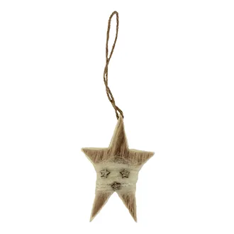 Star to hang white D1719-01