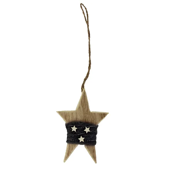 Star to hang grey D1719-21