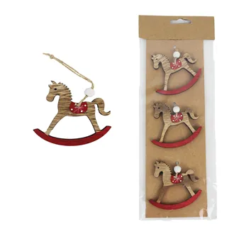 Horse for hanging 3 pcs D1746