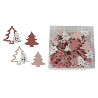 Wooden tree 24 pcs D1763