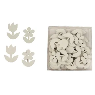Decorative flowers 24 pcs D1950