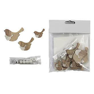 Set of bird, 12 pcs D2015-22