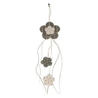 Decoration with flowers to hang D2133