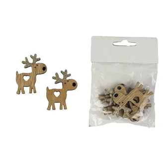 Reindeer sticker 4 pcs D2249