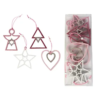 Christmas decoration, 8pcs D2324