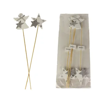 Decorative plant stick 4 pcs D2606