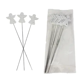 Decoration on stick, 8 pcs D2953