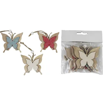 Butterfly for hanging 3pcs D3047