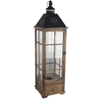 Wooden lantern D3129/V