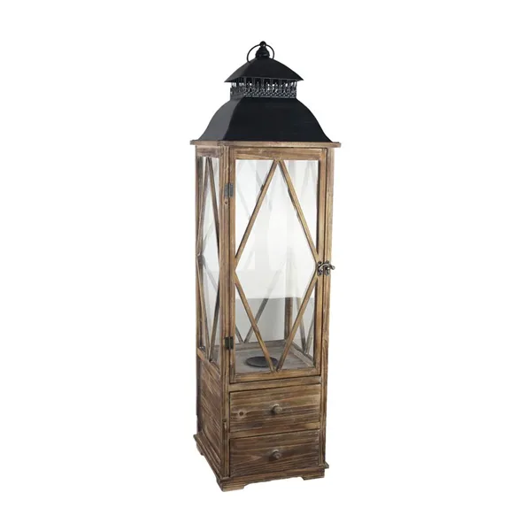 Wooden lantern D3138/V 
