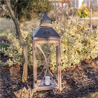 Wooden lantern D3139/V