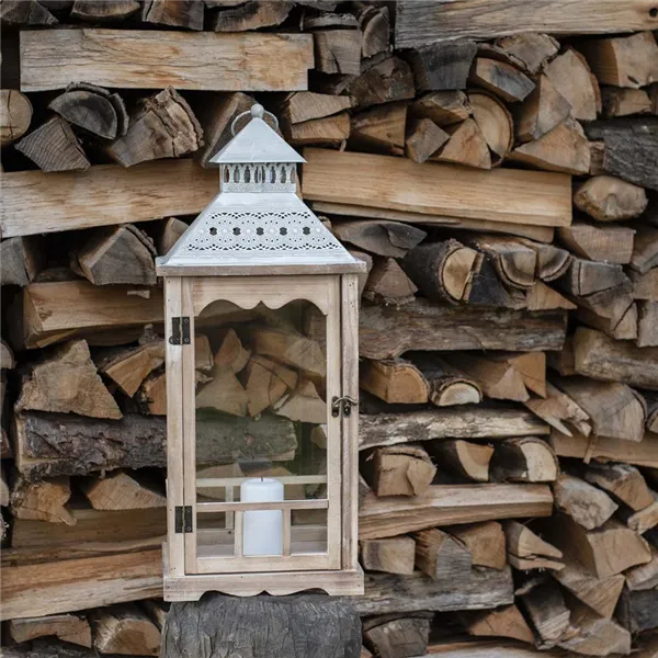 Wooden lantern D3140/V
