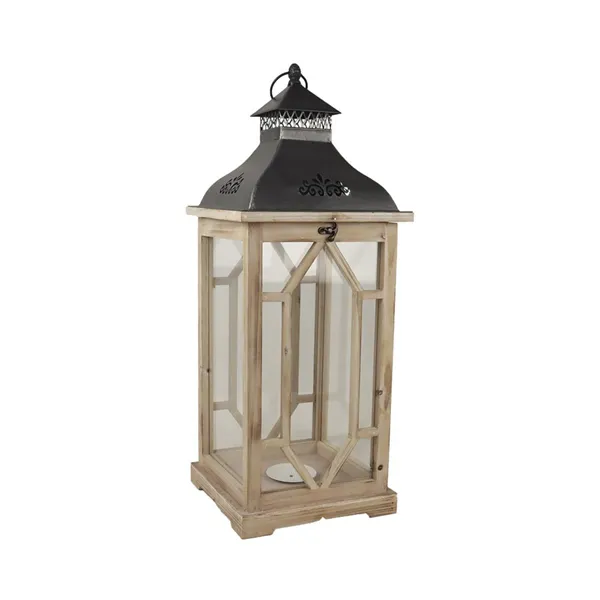 Wooden lantern D3141/S