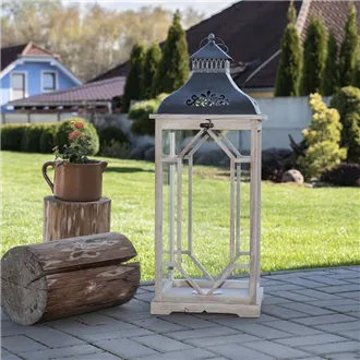 Wooden lantern D3141/V