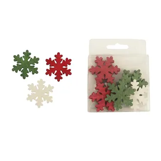 Decorative snowflake, 12pcs D3214 