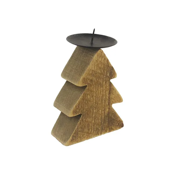 Wooden candleholder - tree D3244 