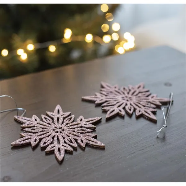 Snowflake for hanging, 2pcs D3341-05