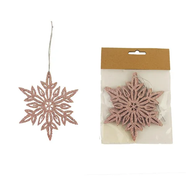 Snowflake for hanging, 2pcs D3341-05