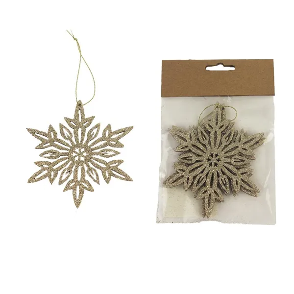 Snowflake for hanging, 2pcs D3341-29 