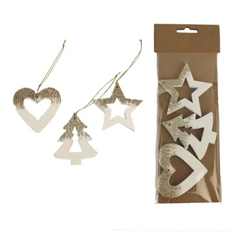 Decoration for hanging, 3 pcs D3350-29 