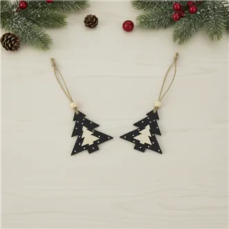 Tree for hanging, 2 pcs D3408-19 