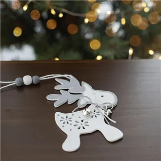 Reindeer decoration for hanging D3503