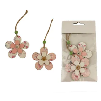 Flower for hanging, 2 pcs D3959 