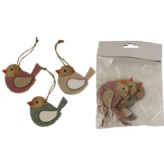 Decoration for hanging, 3 pcs D3974