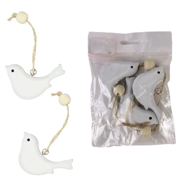 Decoration bird, 3 pcs D4076-01