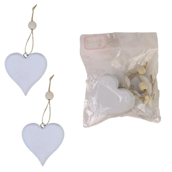 Decoration heart, 3 pcs D4080-01
