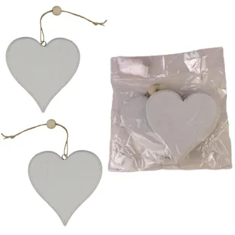 Decoration heart, 2 pcs D4082-01
